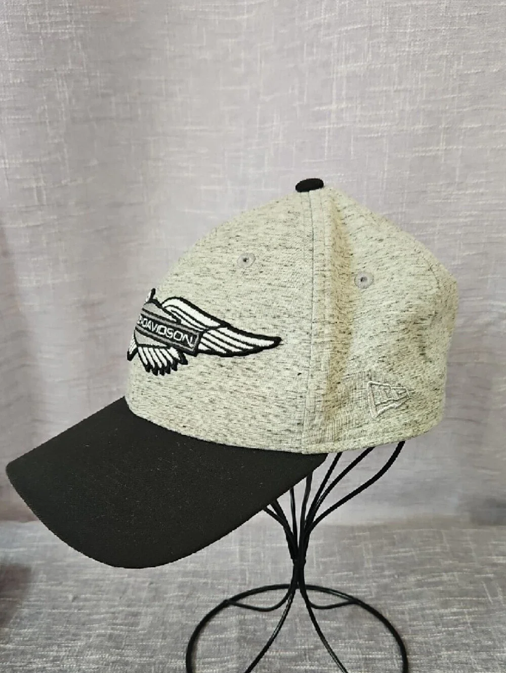 Harley-Davidson Heather Gray & Black Wing Emblem Cap